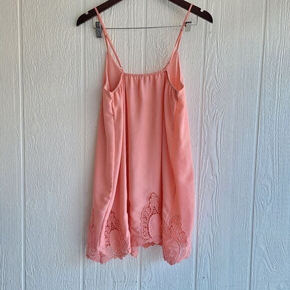 TOBI Salmon Color Slip mini Dress - Picture 2 of 4